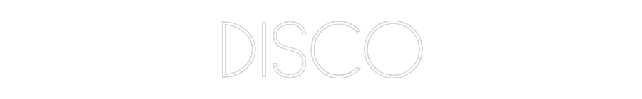 Individuelles Neon: DISCO