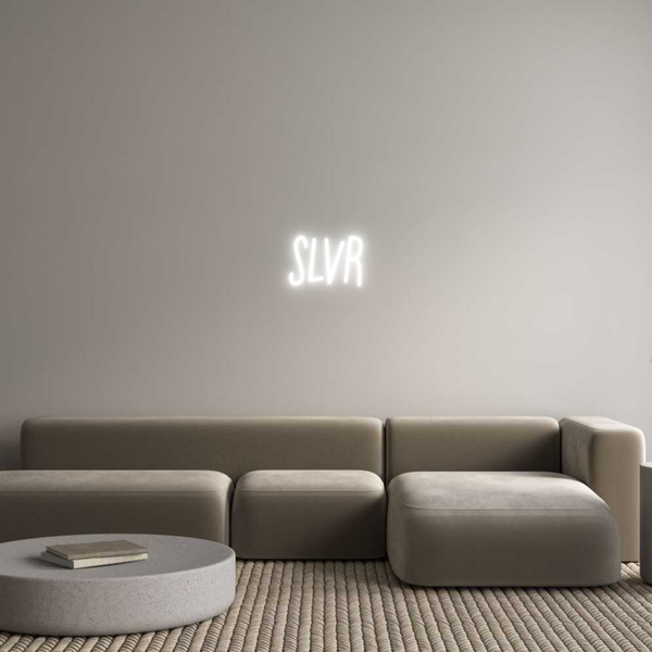 Individuelles Neon: SLVR