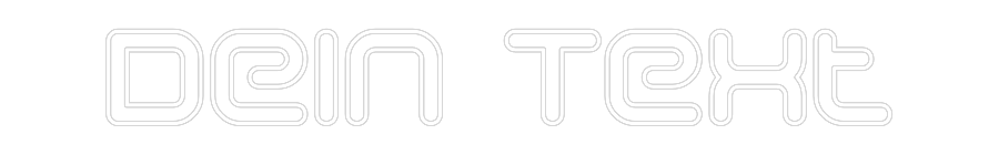 Individuelles Neon: Dein Text