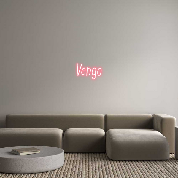 Individuelles Neon: Vengo