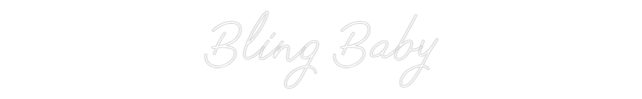 Individuelles Neon: Bling Baby