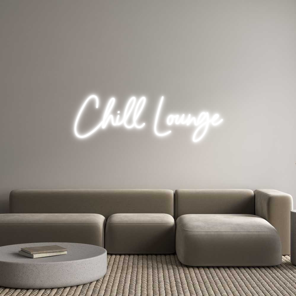 Individuelles Neon: Chill Lounge