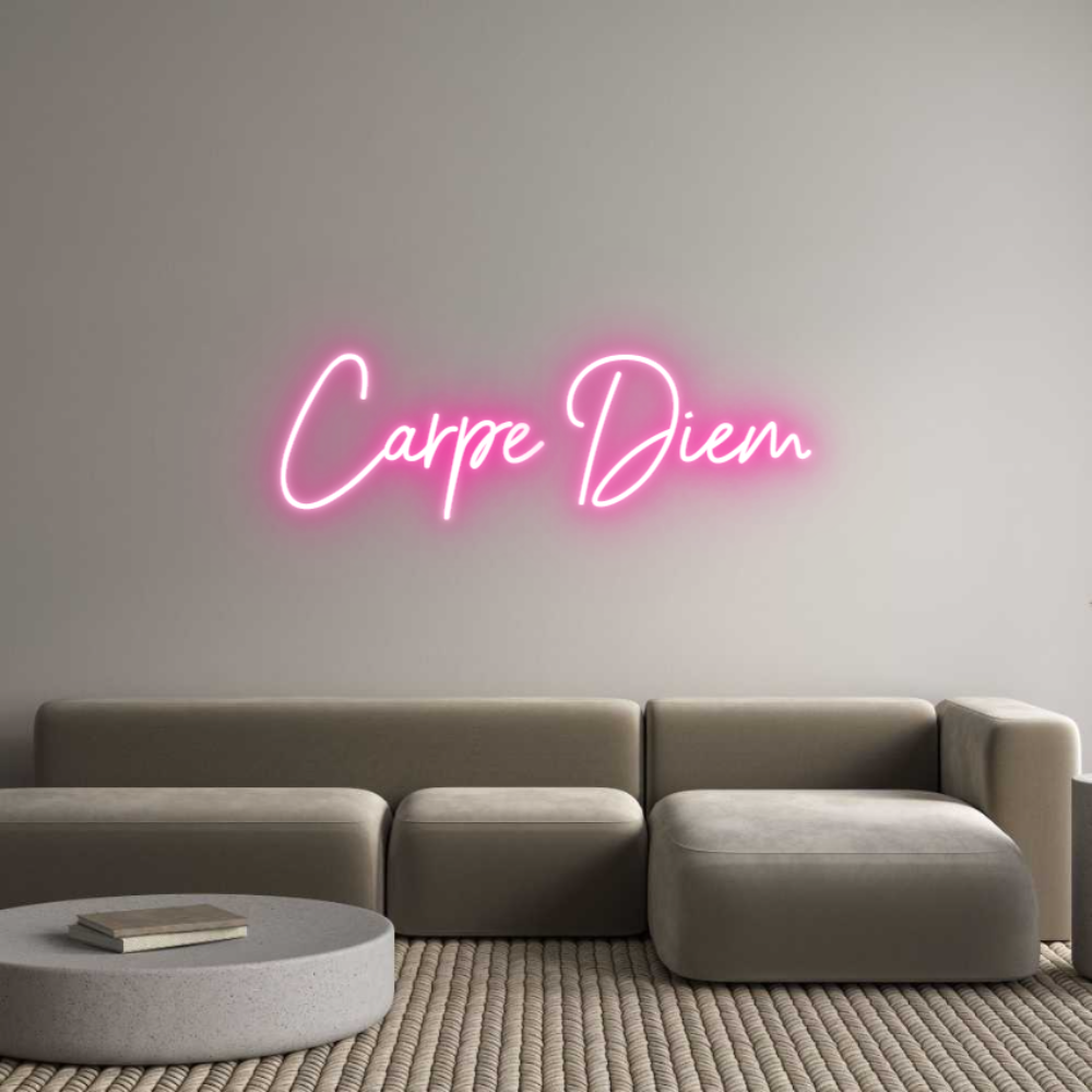 Individuelles Neon: Carpe Diem