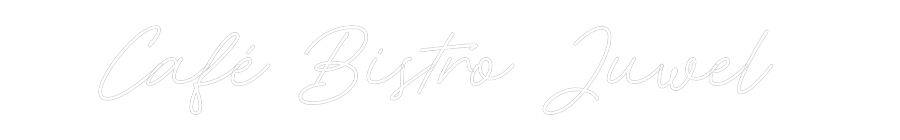 Individuelles Neon: Café Bistro J...