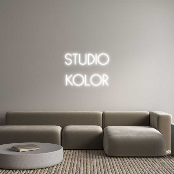 Individuelles Neon: STUDIO
KOLOR