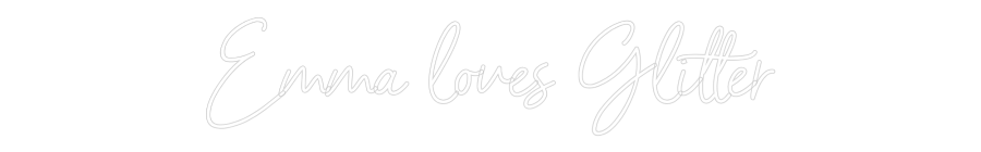 Individuelles Neon: Emma loves Gl...