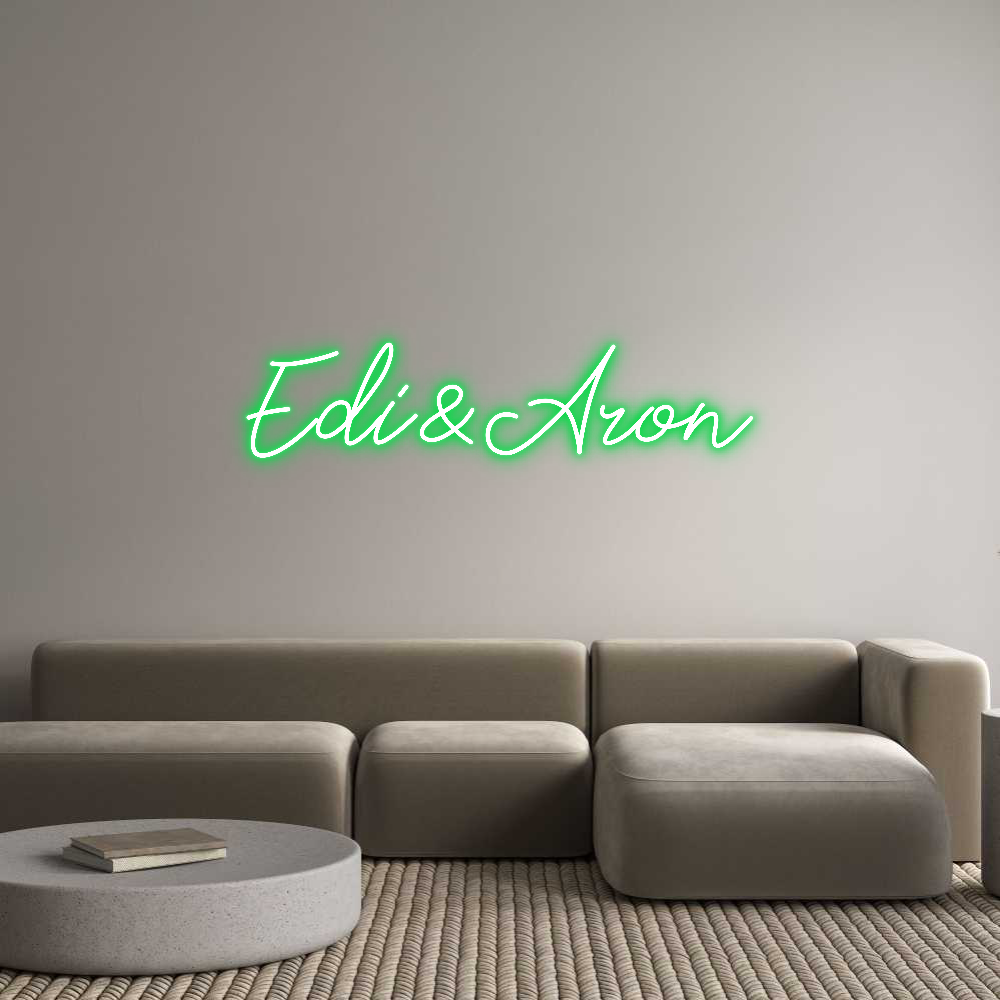 Individuelles Neon: Edi&Aron