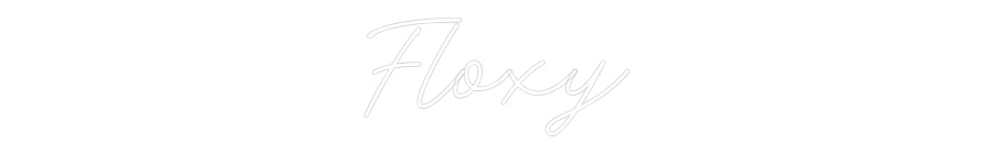 Individuelles Neon: Floxy