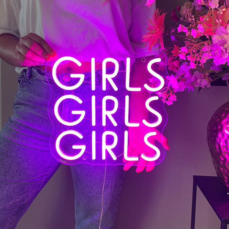 Neon Schild Girls Girls Girls