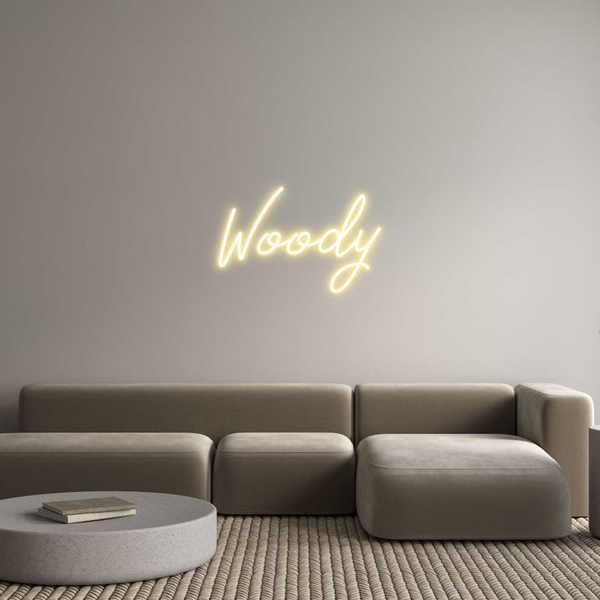 Individuelles Neon: Woody