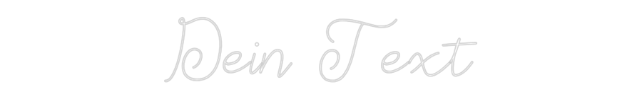 Individuelles Neon: Dein Text