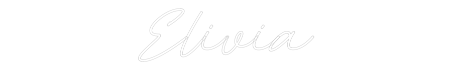 Individuelles Neon: Elivia