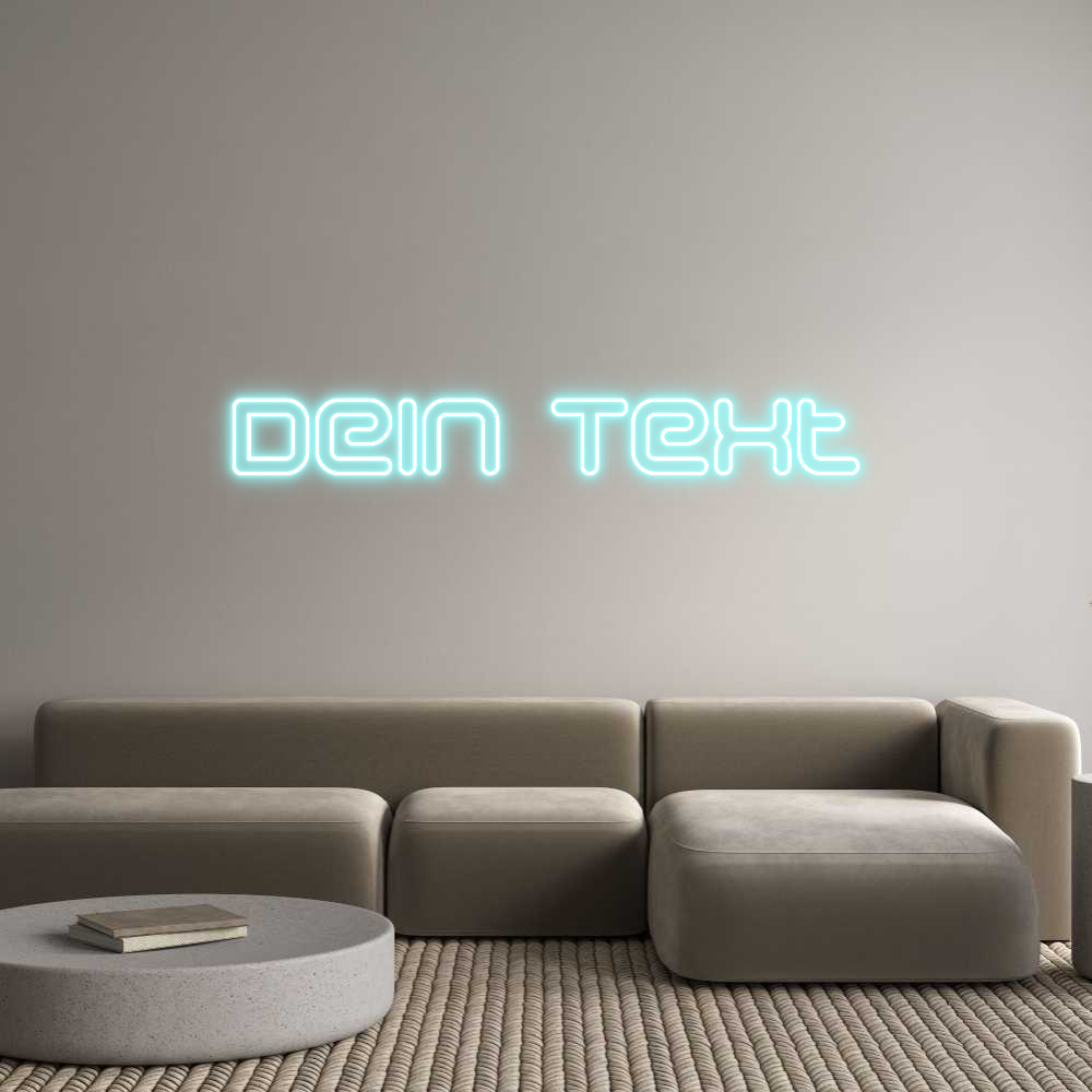 Individuelles Neon: Dein Text