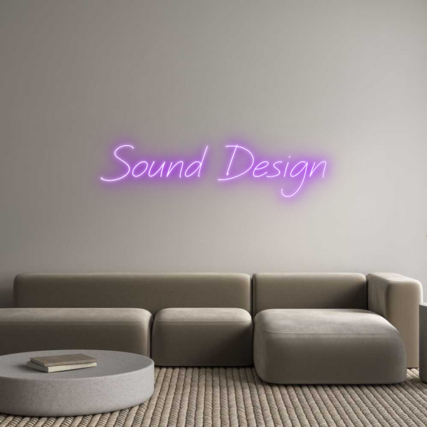 Individuelles Neon: Sound Design