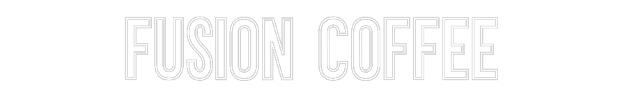 Individuelles Neon: Fusion coffee