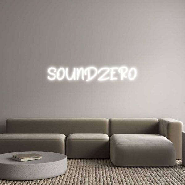 Individuelles Neon: SOUNDZERO