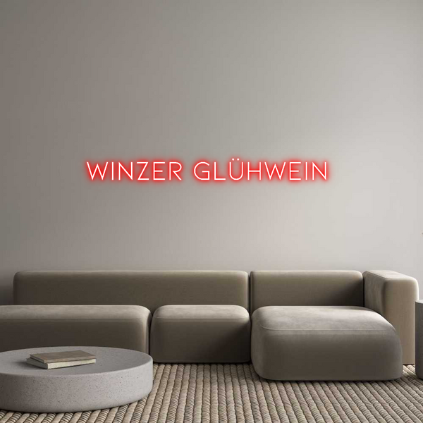 Individuelles Neon: Winzer Glühwe...