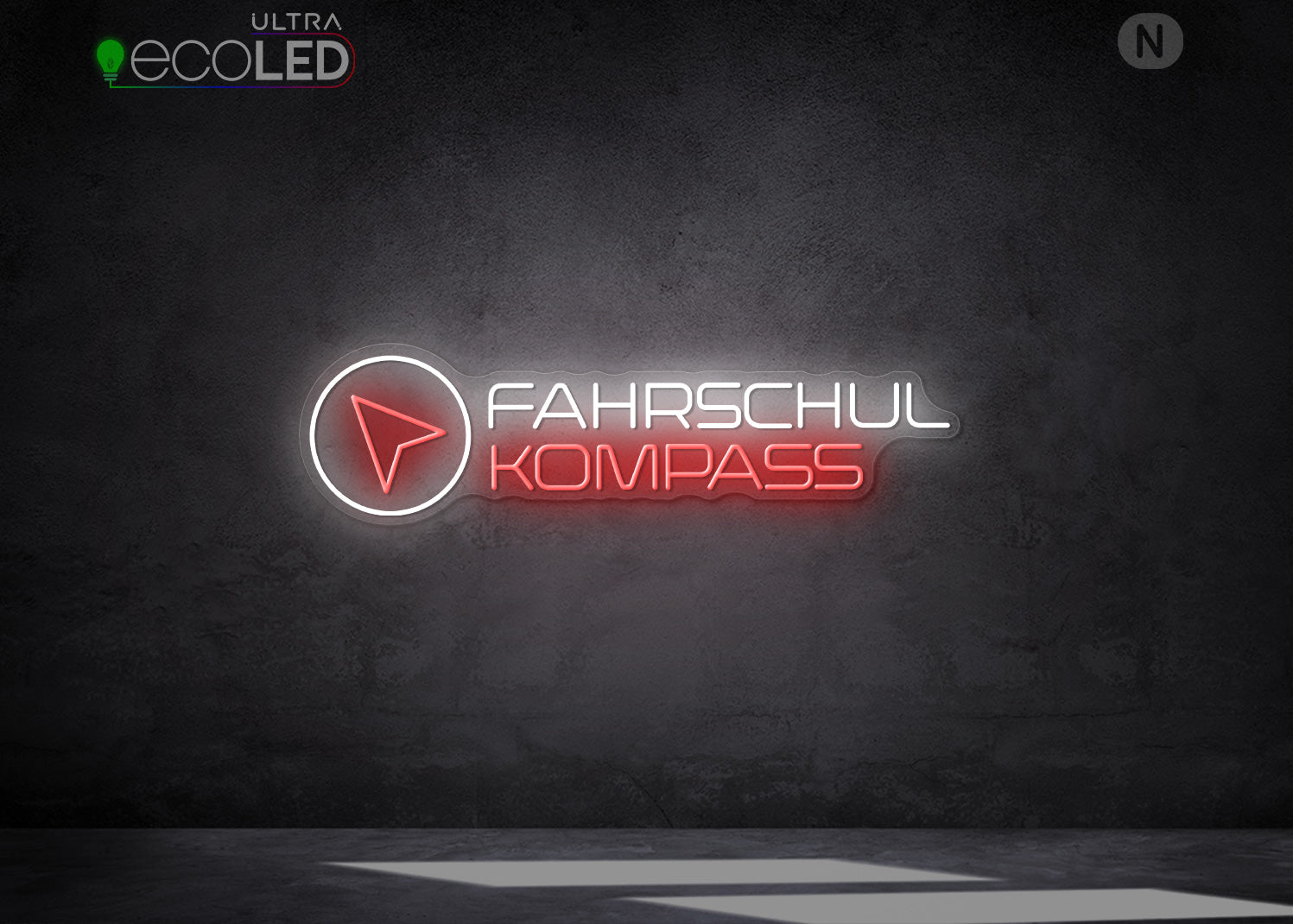 Individuelles Neonschild
