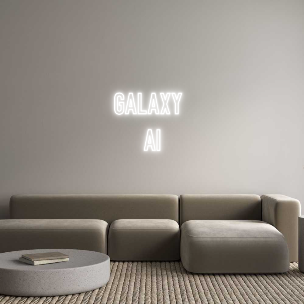Individuelles Neon: Galaxy 
AI