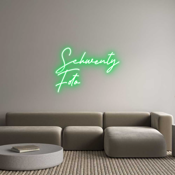 Individuelles Neon: Schwenty
Foto