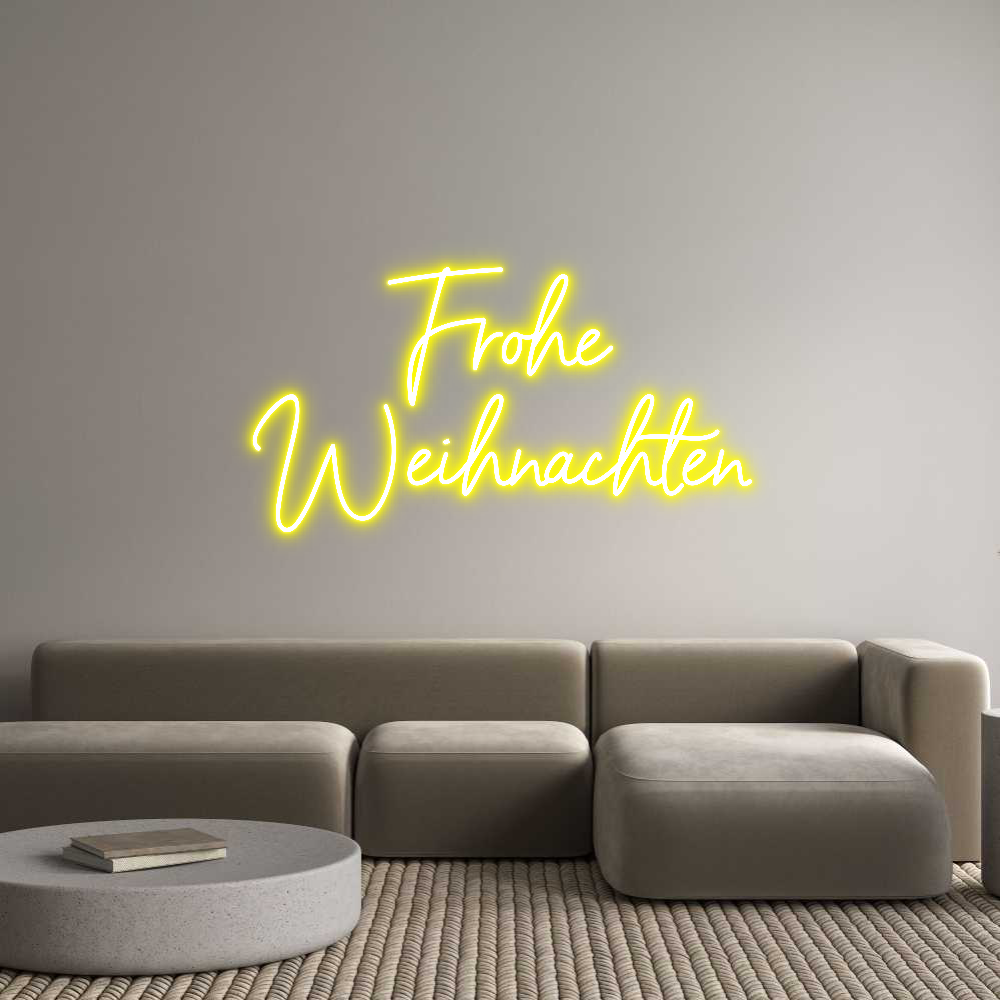 Individuelles Neon: Frohe
Weihna...