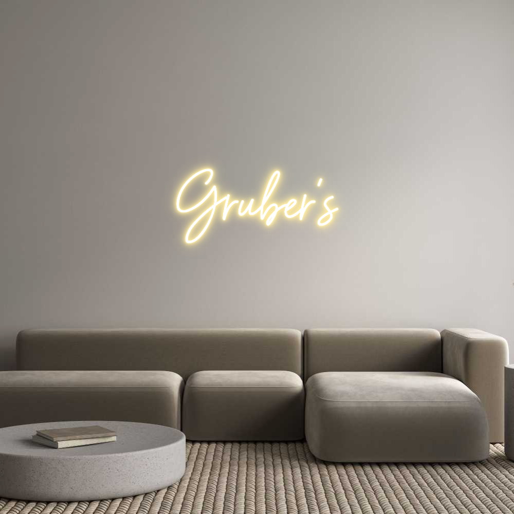 Individuelles Neon: Gruber's