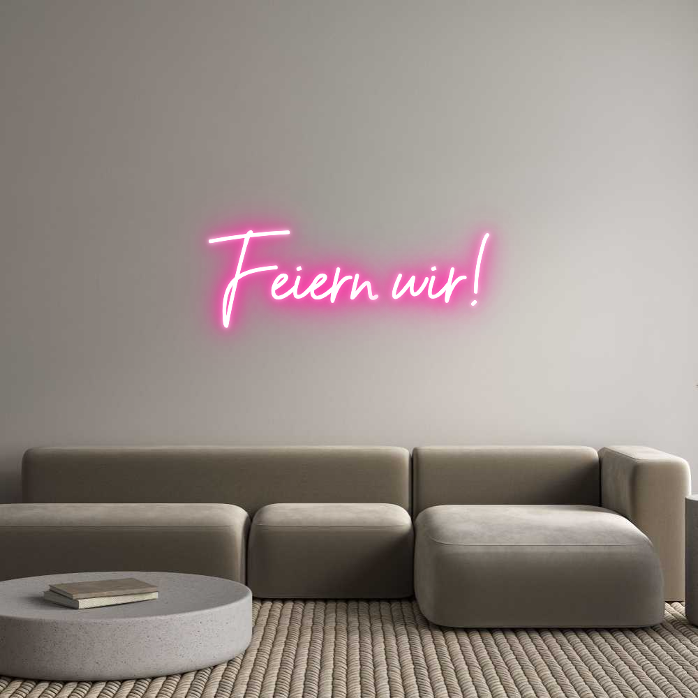 Individuelles Neon: Feiern wir!