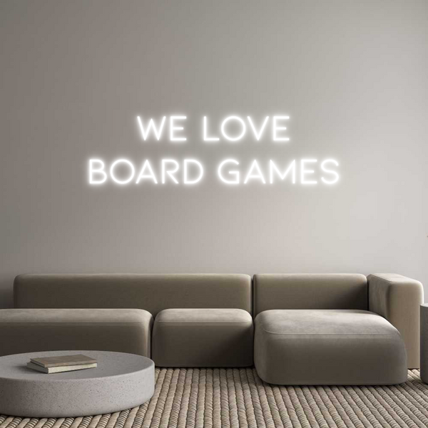 Individuelles Neon: We love
boar...