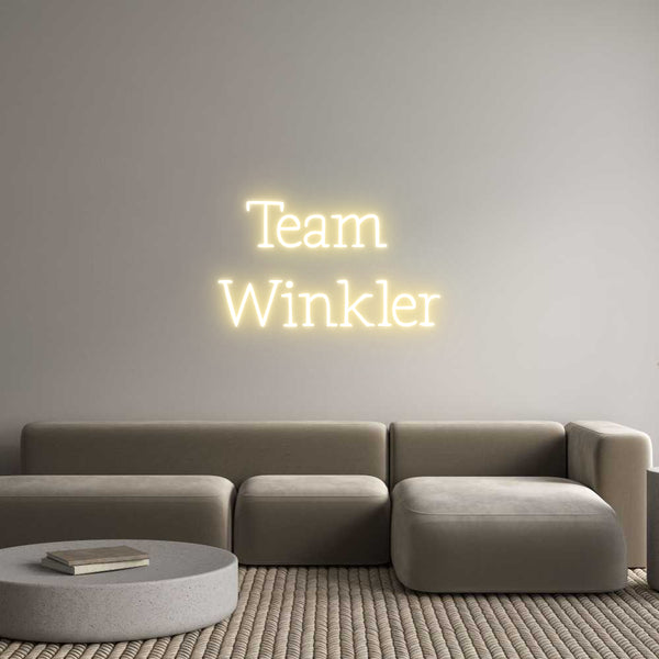 Individuelles Neon: Team 
Winkler