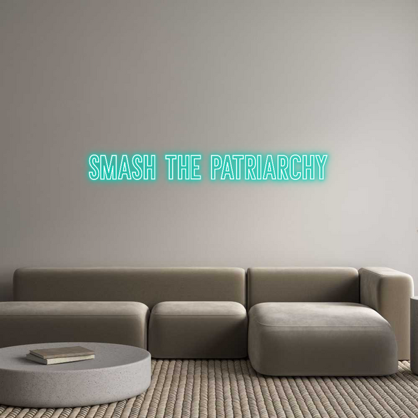 Individuelles Neon: Smash the Pat...