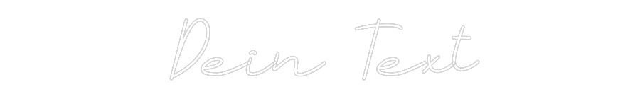 Individuelles Neon: Dein Text