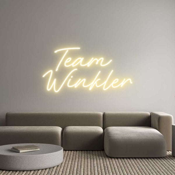 Individuelles Neon: Team 
Winkler