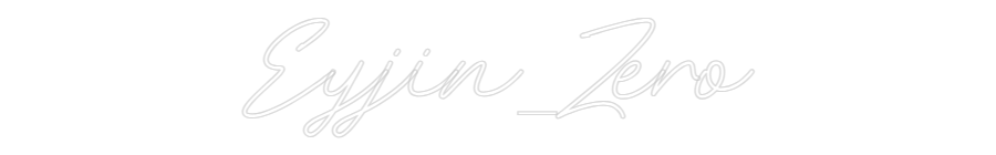 Individuelles Neon: Eyjin_Zero