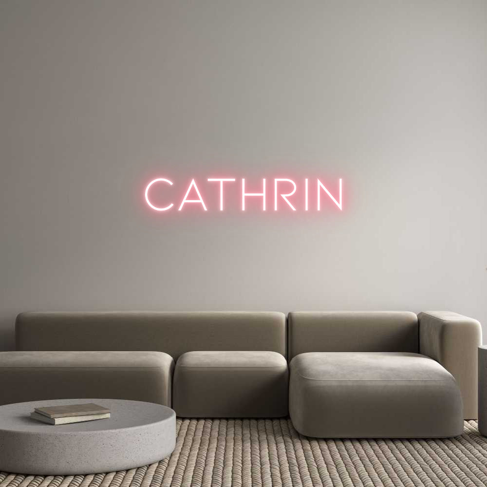 Individuelles Neon: Cathrin