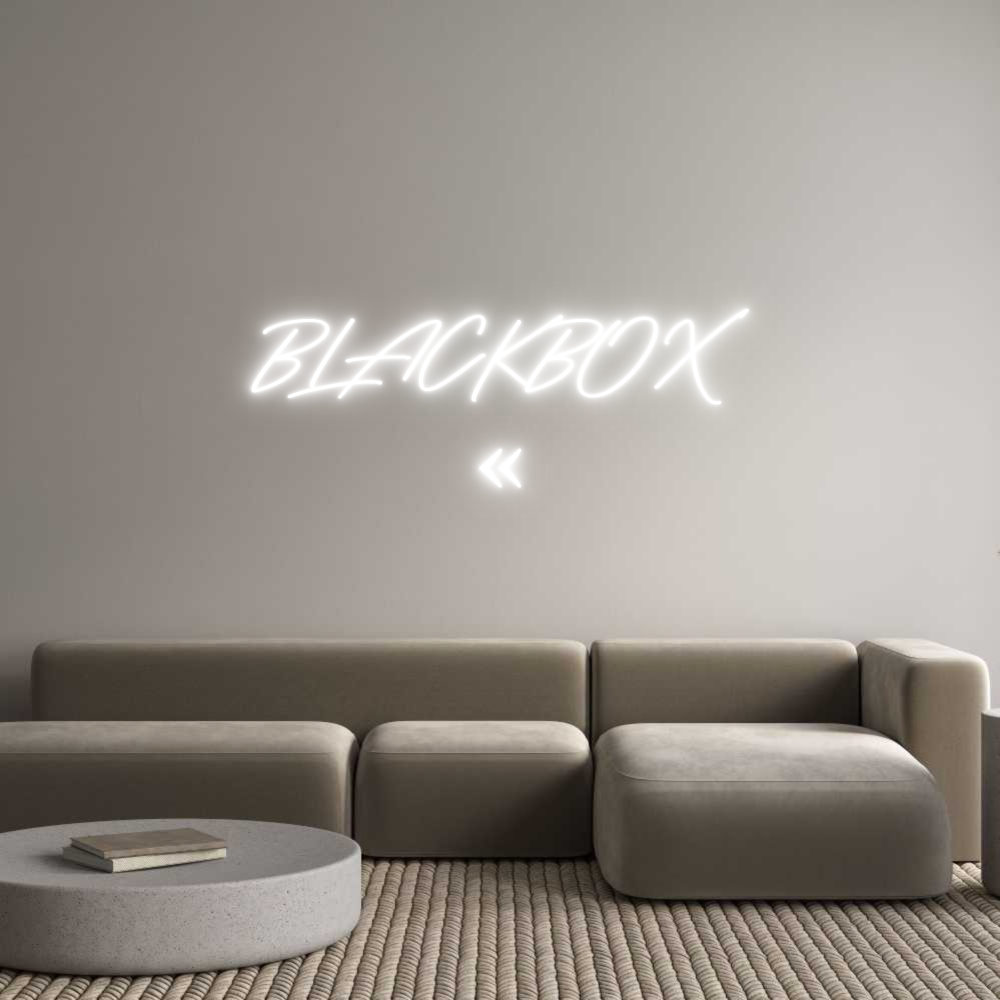 Individuelles Neon: BLACKBOX
«
