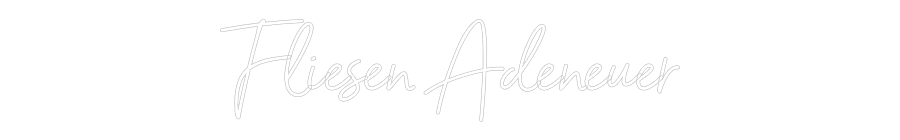 Individuelles Neon: Fliesen Adene...