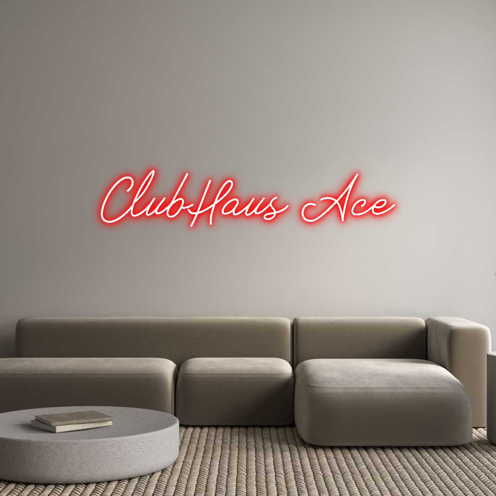 Individuelles Neon: ClubHaus Ace