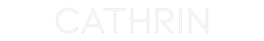 Individuelles Neon: Cathrin