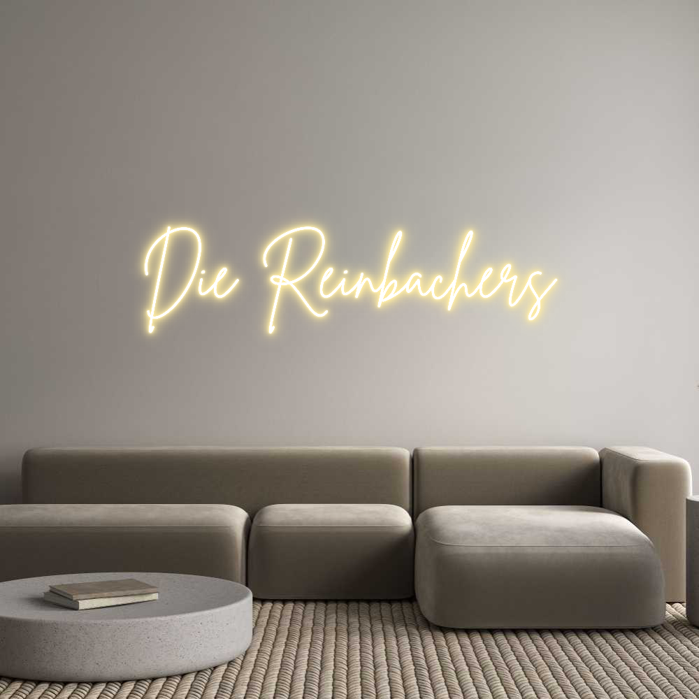 Individuelles Neon: Die Reinbachers