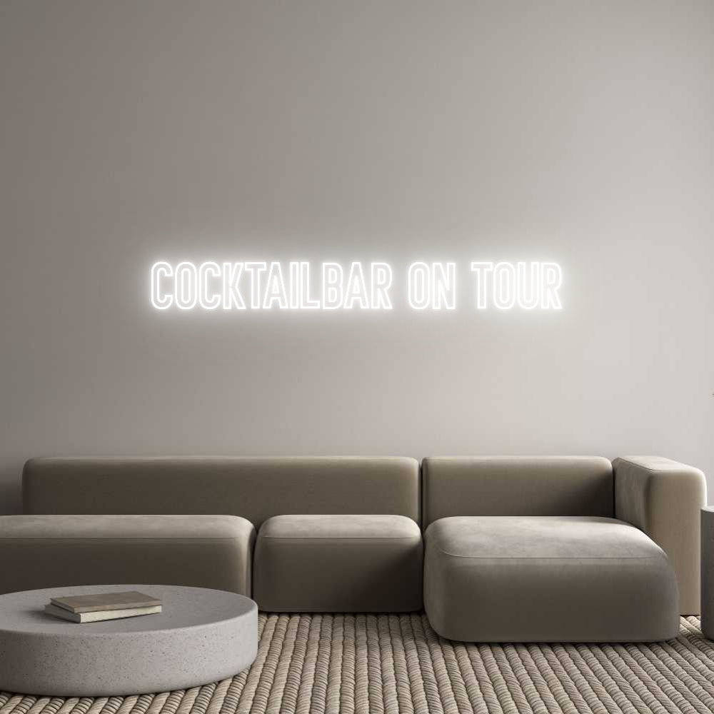 Individuelles Neon: COCKTAILBAR O...