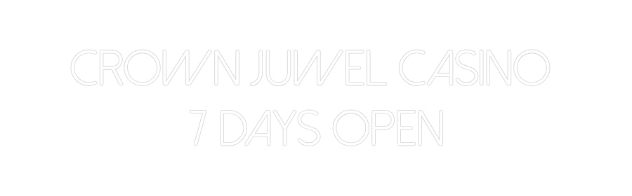 Individuelles Neon: Crown Juwel C...