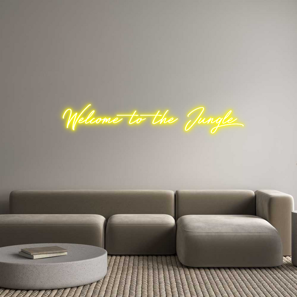 Individuelles Neon: Welcome to th...