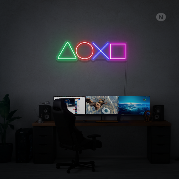 Neon Schild Playstation