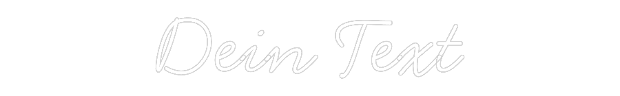 Individuelles Neon: Dein Text