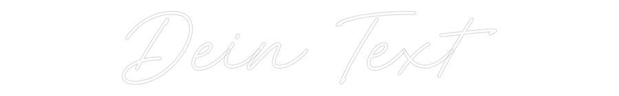 Individuelles Neon: Dein Text
