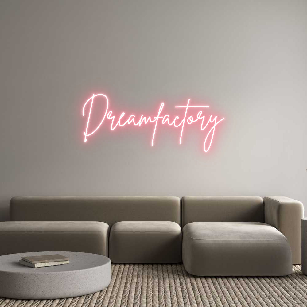 Individuelles Neon: Dreamfactory
