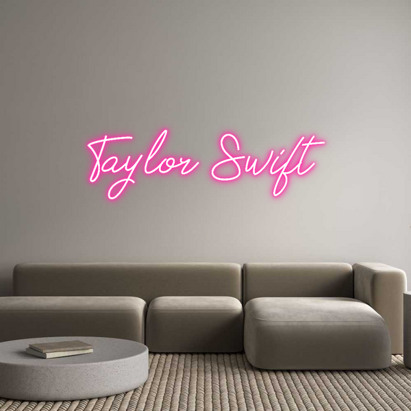 Individuelles Neon: Taylor Swift