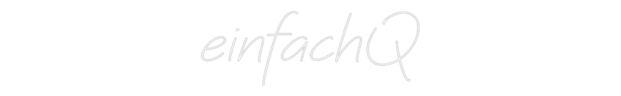 Individuelles Neon: einfachQ