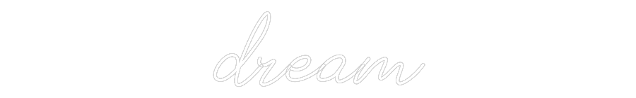 Individuelles Neon: dream