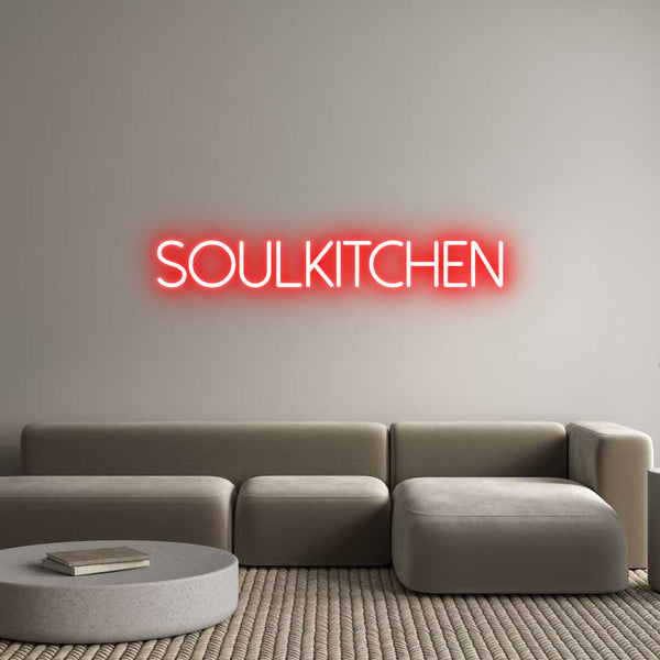 Individuelles Neon: soulkitchen